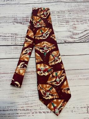 Vintage Tabasco Crabs Novelty Tie